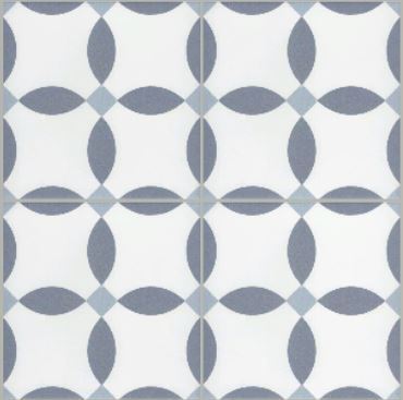 Carrelage Effet Carreaux de Ciment - La Madeleine Chere bleu
