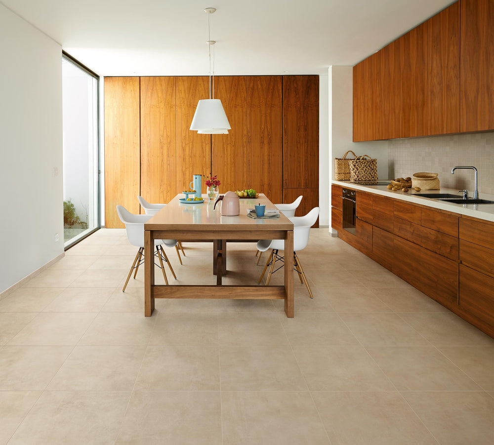 Carrelage effet béton ciré - Concrete White