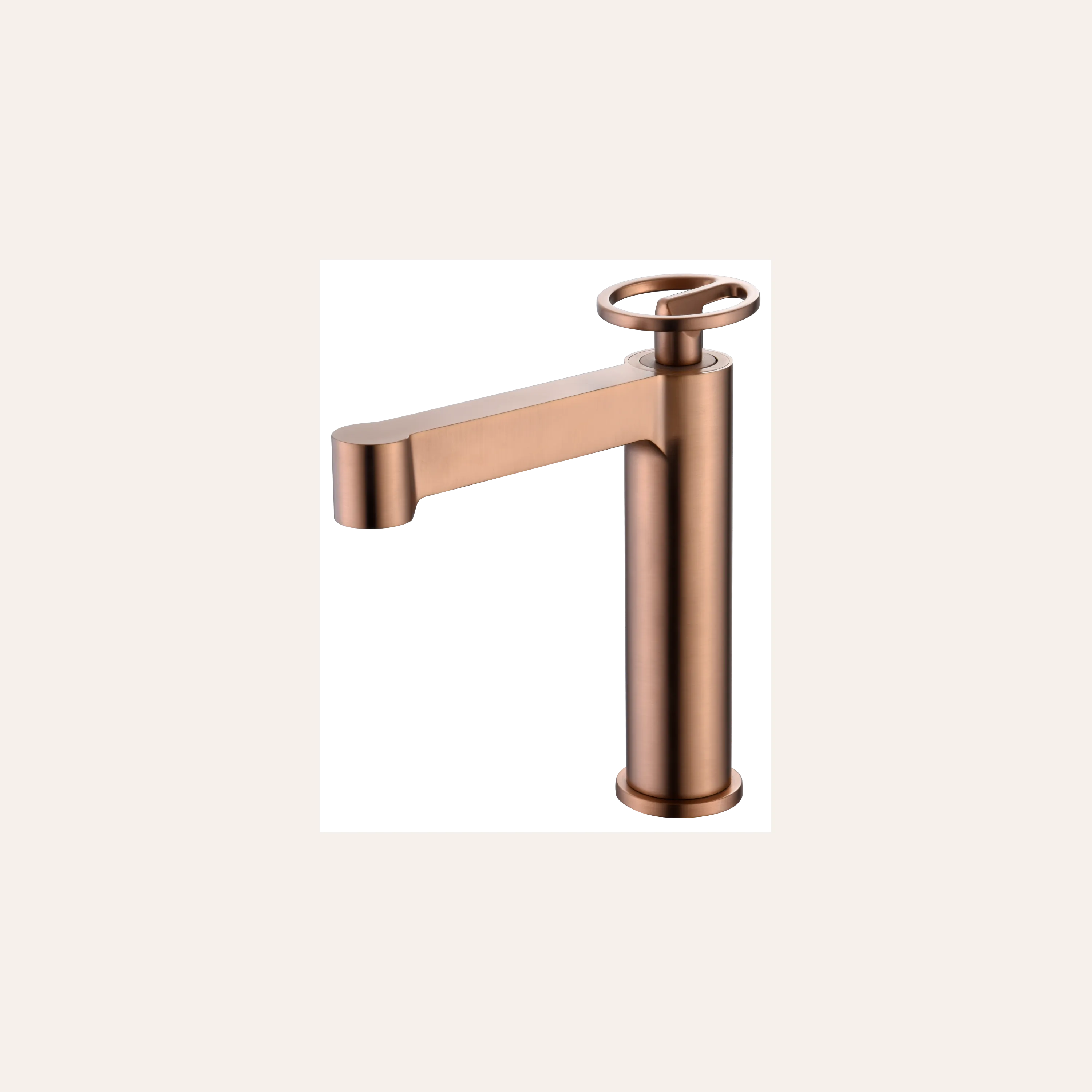 Mitigeur de Lavabo - Olimpo Or Rose Brossé