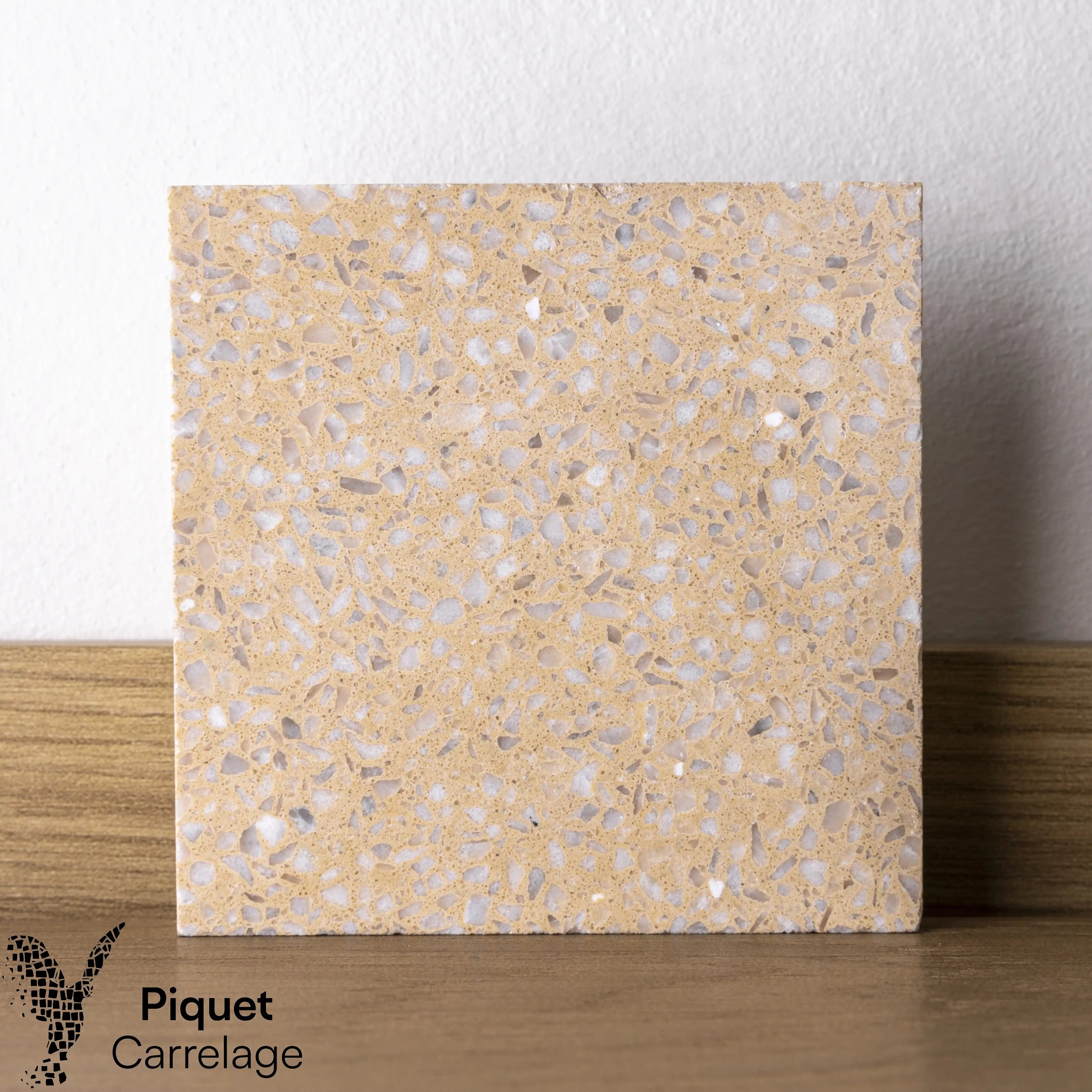 Terrazzo authentique abricot adouci - 105