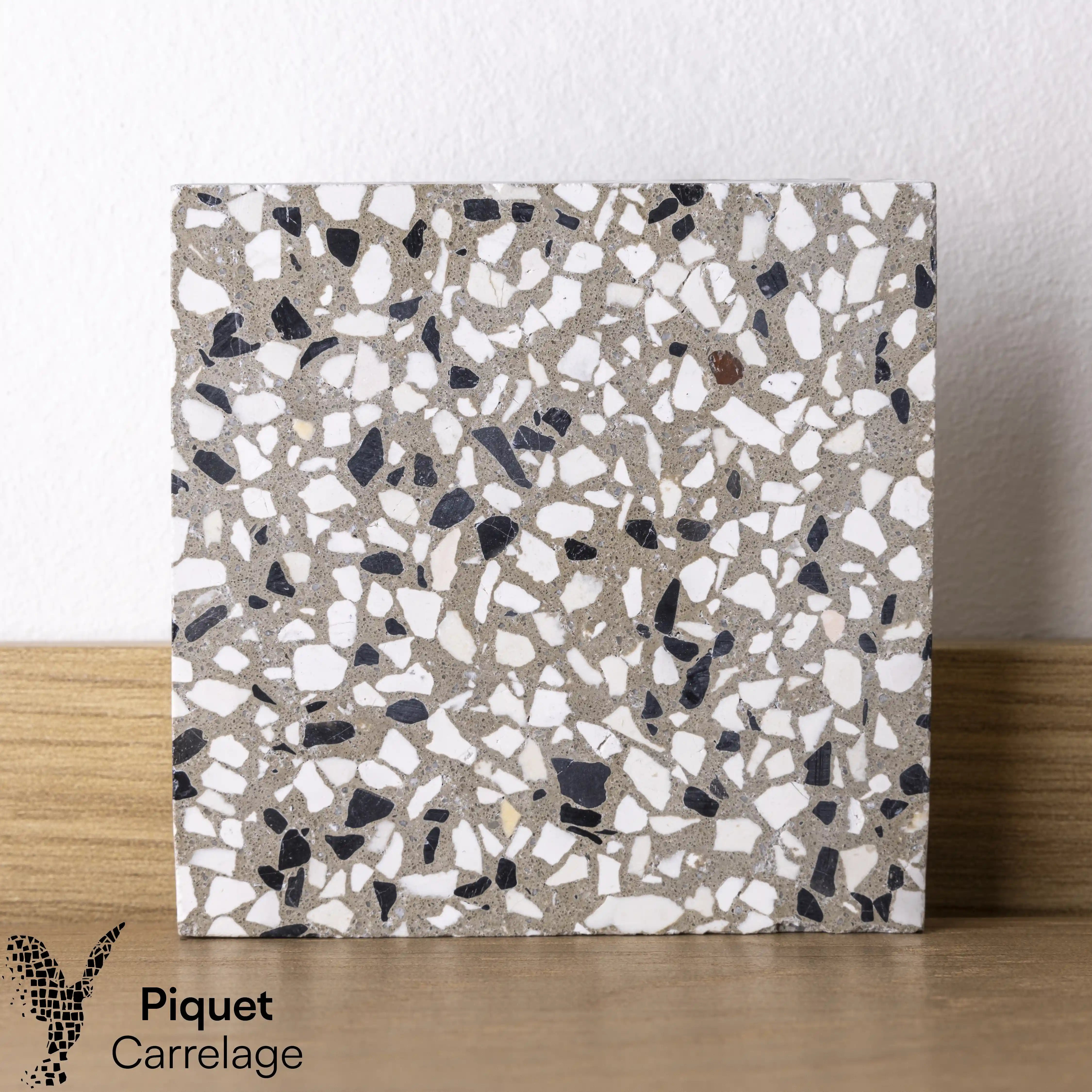 Terrazzo authentique gris galet - 118