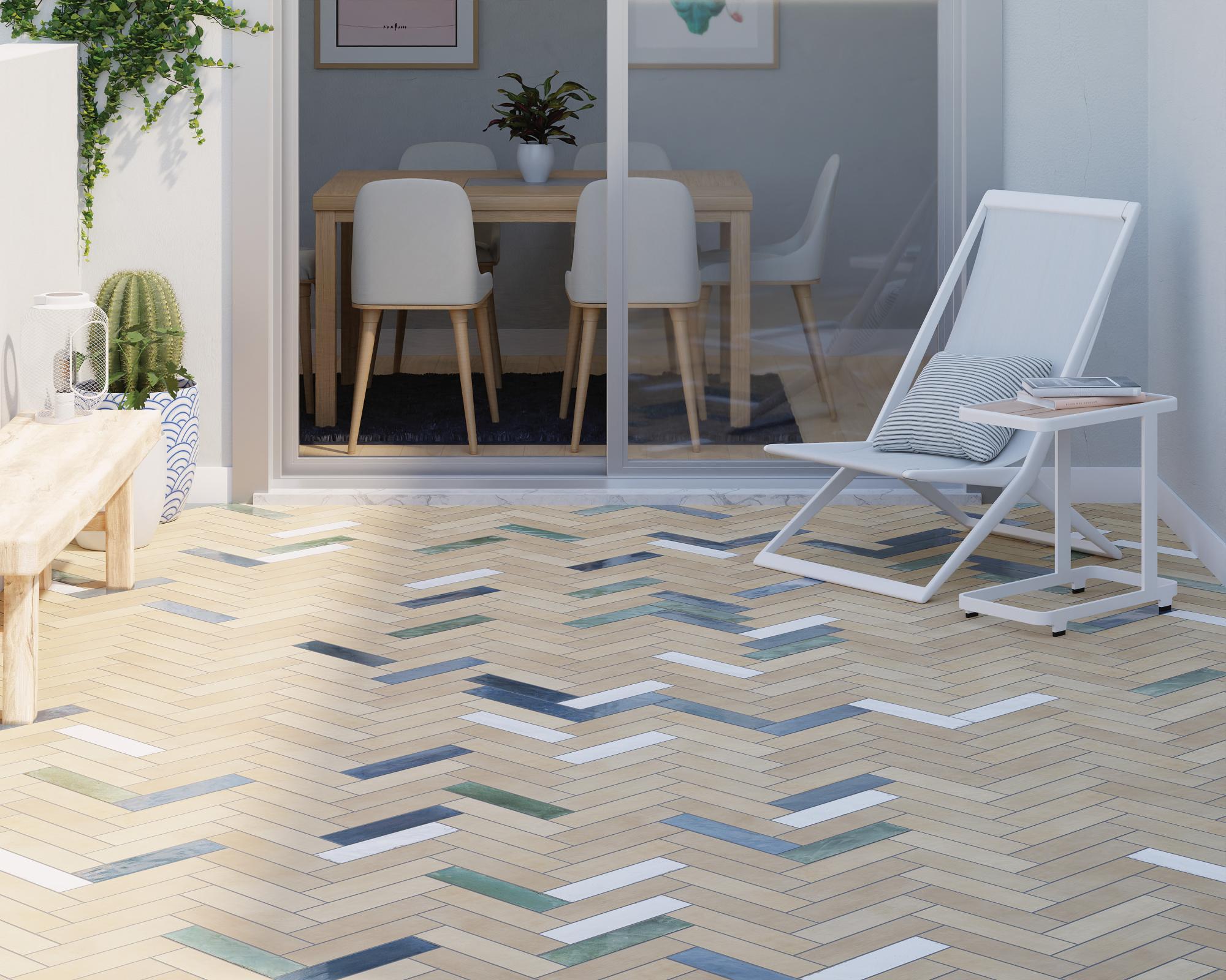 Carrelage effet zellige - Agadir Cotto oscuro mat