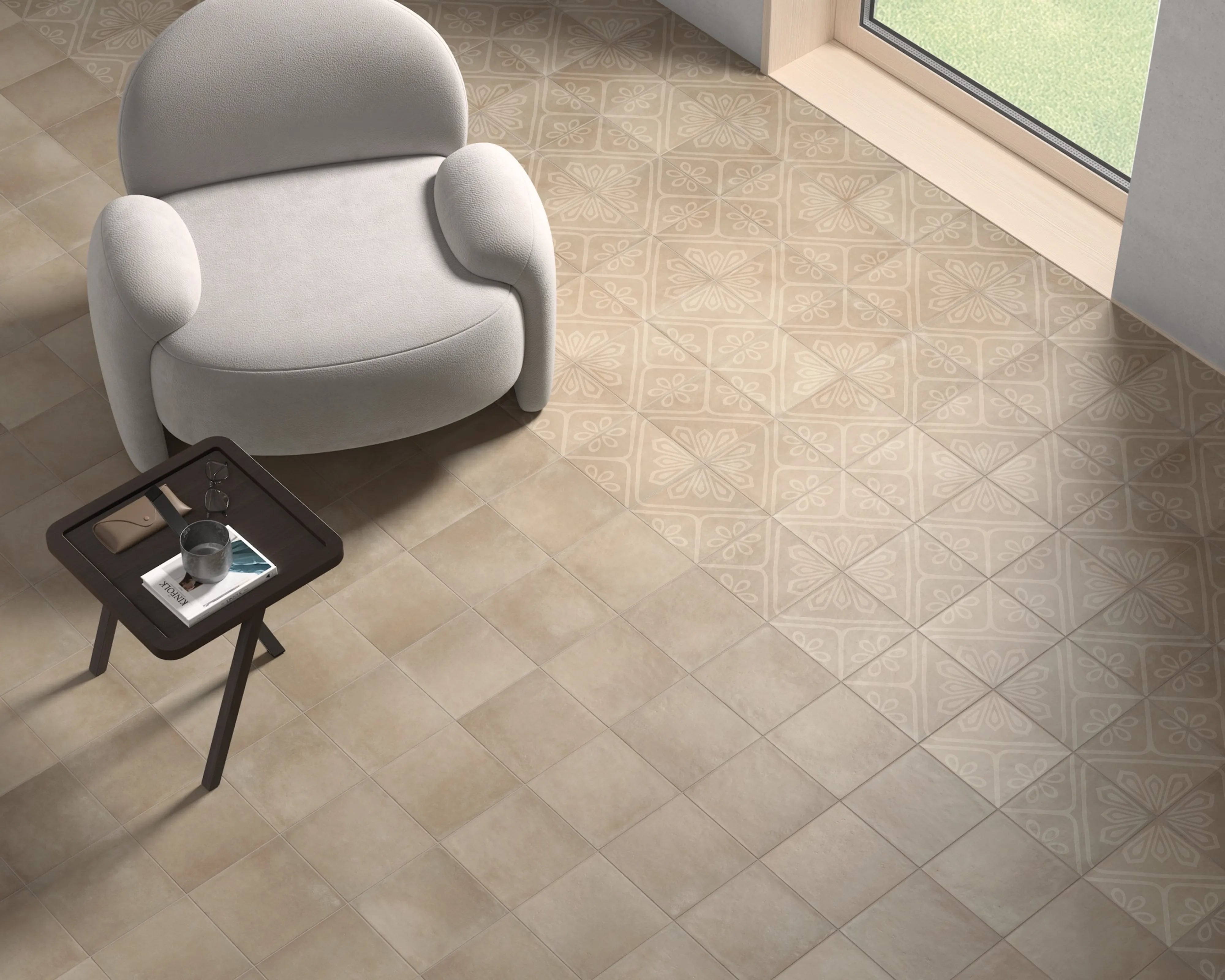 Carrelage grès cérame - Ares Décor Taupe