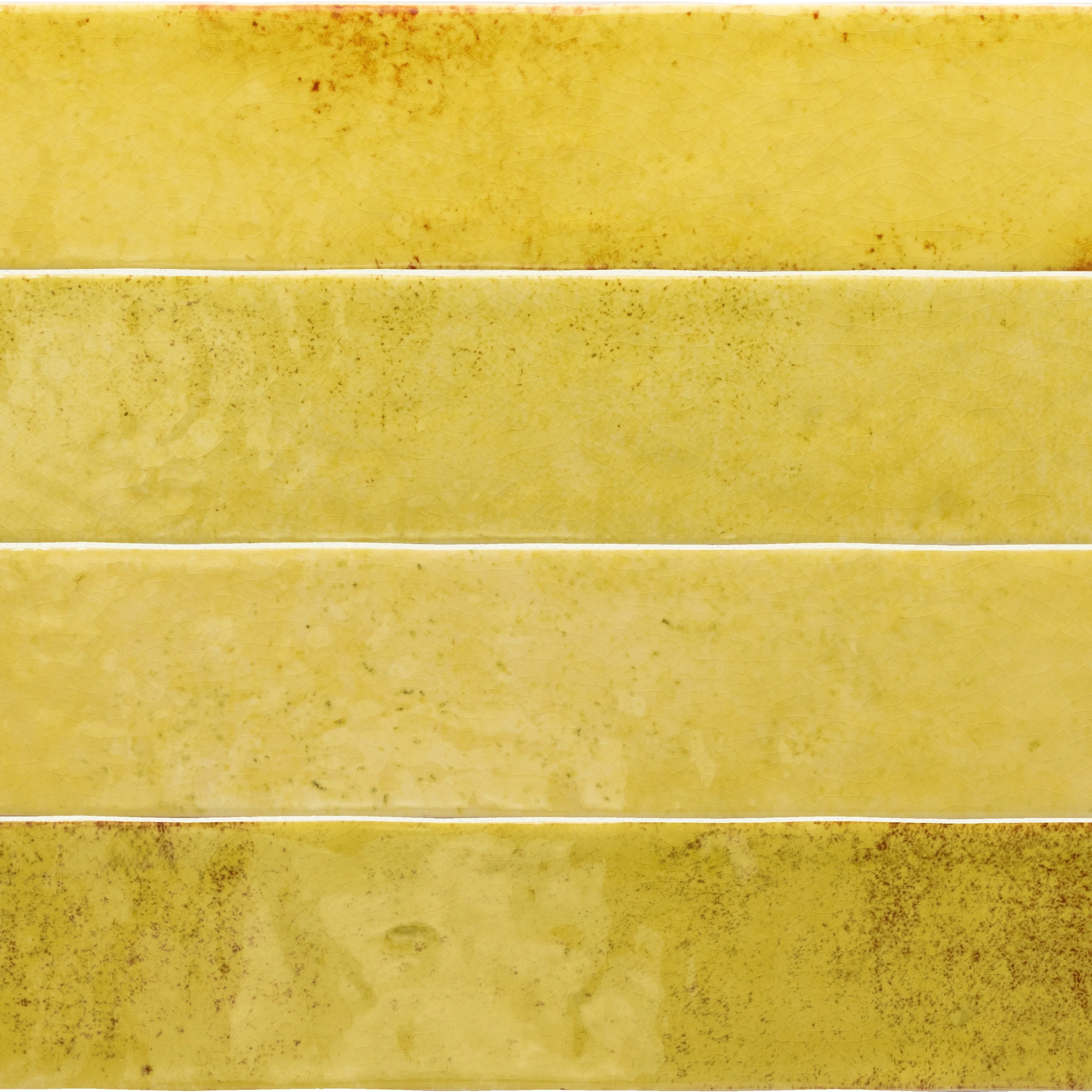 Faïence effet zellige - Menorca Lime 6.5 x 32.8